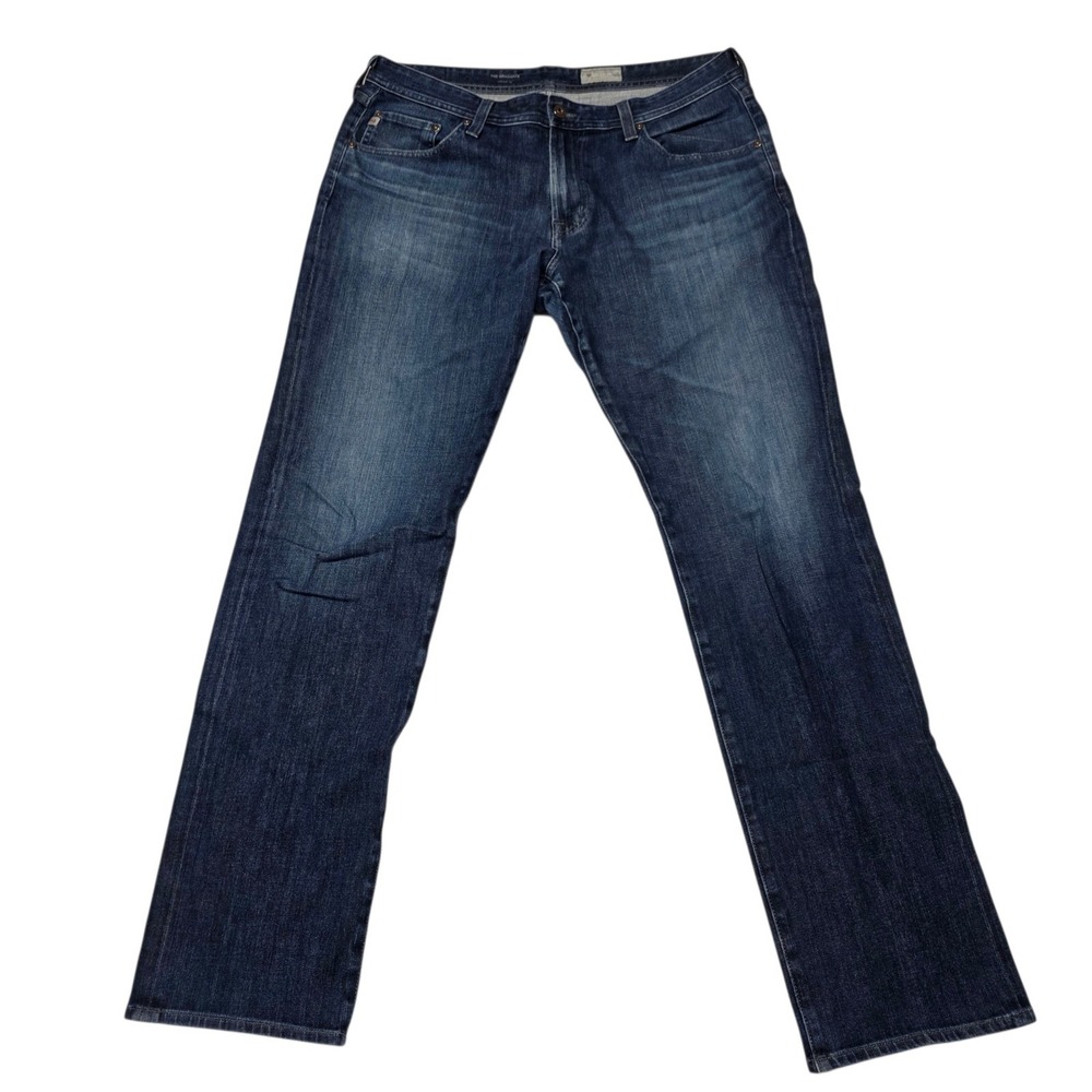 AG Adriano Goldschmied The Graduate Men 36x34 Blue Denim 360 Tailored Leg Jeans